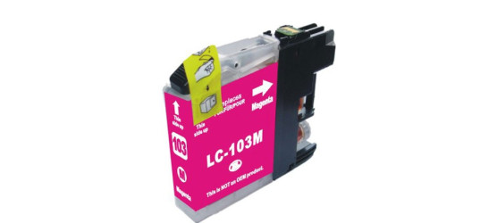 Brother LC-103 Magenta Compatible High Yield Inkjet Cartridge Brother LC-103 Magenta Compatible High Yield Inkjet Cartridge