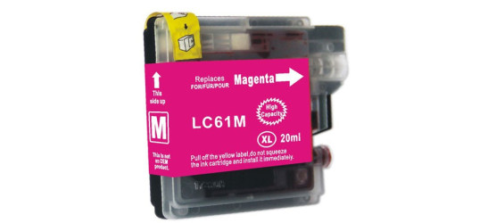 Brother LC61 Magenta Compatible Inkjet Cartridge Brother LC61 Magenta Compatible Inkjet Cartridge
