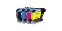 Complete set of 4 Brother LC-103XL High Yield Compatible Inkjet Cartridges