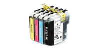 Complete set of 4 Brother LC-107XXL-105XL High Capacity Compatible Inkjet Cartridges