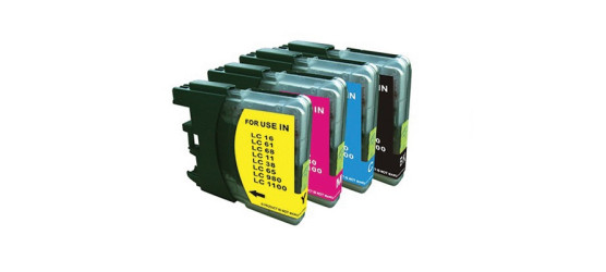 Complete set of 4 Brother LC61 Compatible Inkjet Cartridges