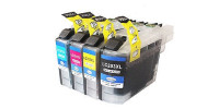 Complete set of 4 Brother LC-203XL High Yield Compatible Inkjet Cartridges