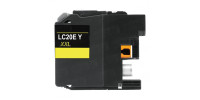 Brother LC-20E-XXL Extra High Yield Yellow Compatible Inkjet Cartridge