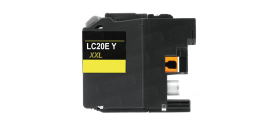 Brother LC-20E-XXL Extra High Yield Yellow Compatible Inkjet Cartridge