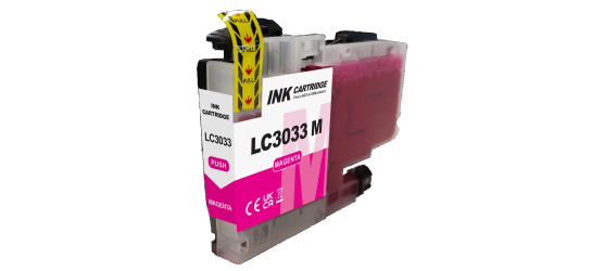 Brother LC-3033 Magenta Extra High Yield Compatible Inkjet Cartridge Brother LC-3033 Magenta Extra High Yield Compatible Inkjet Cartridge