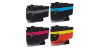 Complete set of 4 Brother LC-3035 Ultra High Yield Compatible Inkjet Cartridges