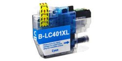 Brother LC 401XL Cyan Compatible High Yield Inkjet Cartridge