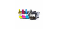 Complete set of 4 Brother LC-401XL High Yield Compatible Inkjet Cartridges Complete set of 4 Brother LC-401XL High Yield Compatible Inkjet Cartridges