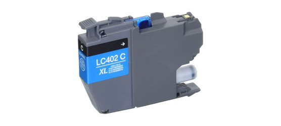 Brother LC 402XL Cyan Compatible High Yield Inkjet Cartridge Brother LC 402XL Cyan Compatible High Yield Inkjet Cartridge