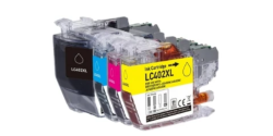 Complete set of 4 Brother LC-402XL High Yield Compatible Inkjet Cartridges Complete set of 4 Brother LC-402XL High Yield Compatible Inkjet Cartridges