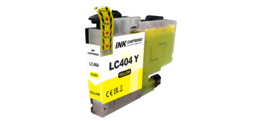 Brother LC-404 Yellow Compatible Inkjet Cartridge Brother LC-404 Yellow Compatible Inkjet Cartridge