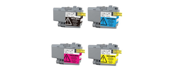 Complete set of 4 Brother LC-404 Compatible Inkjet Cartridges Complete set of 4 Brother LC-404 Compatible Inkjet Cartridges