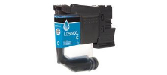 Brother LC 504XL Cyan Compatible High Yield Inkjet Cartridge Brother LC 504XL Cyan Compatible High Yield Inkjet Cartridge