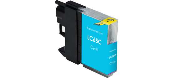 Brother LC65 Cyan Compatible High Yield Inkjet Cartridge Brother LC65 Cyan Compatible High Yield Inkjet Cartridge