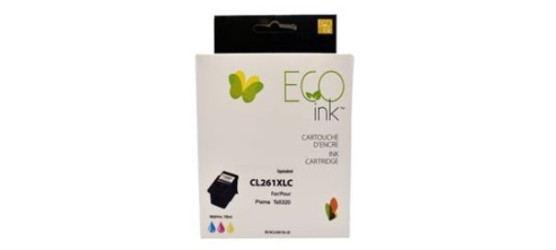 Cartouche à jet d'encre Canon CL-261XL (3724C001) haute capacité compatible couleurs