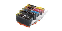 Complete set of 6 Canon PGI-220-CLI-221 Compatible Inkjet Cartridges