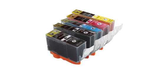 Complete set of 6 Canon PGI-220-CLI-221 Compatible Inkjet Cartridges Complete set of 6 Canon PGI-220-CLI-221 Compatible Inkjet Cartridges