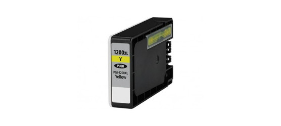 Cartouche à jet d'encre Canon PGI-1200XL (9198B001) haute capacité compatible jaune