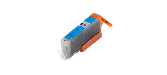 Cartouche à jet d'encre Canon CLI-271XL (0337C001) haute capacité compatible cyan Cartouche à jet d'encre Canon CLI-271XL (0337C001) haute capacité compatible cyan