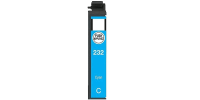 Cartouche à jet d'encre Epson T232220 (232) compatible cyan Cartouche à jet d'encre Epson T232220 (232) compatible cyan