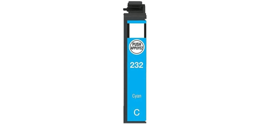 Cartouche à jet d'encre Epson T232220 (232) compatible cyan Cartouche à jet d'encre Epson T232220 (232) compatible cyan