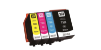 Complete set of 4 Epson T302XL High Capacity Compatible Inkjet Cartridges Complete set of 4 Epson T302XL High Capacity Compatible Inkjet Cartridges