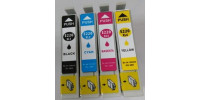 Complete set of 4 Epson T220XL High Capacity Compatible Inkjet Cartridges Complete set of 4 Epson T220XL High Capacity Compatible Inkjet Cartridges