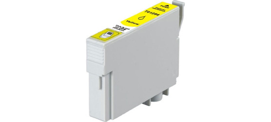Cartouche à jet d'encre Epson T125420 (125) compatible jaune