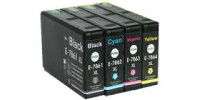 Complete set of 4 Epson T786XL High Capacity Compatible Inkjet Cartridges