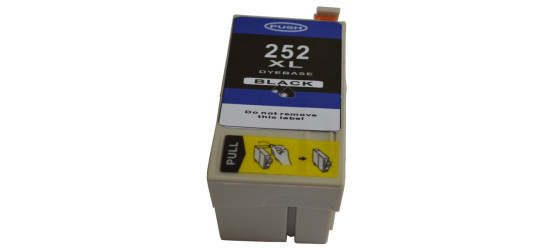 Cartouche à jet d'encre Epson T252XL-120 (252XL) haute capacité, compatible, noir