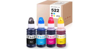 Complete set of 4 Epson 522 Compatible Inkjet Cartridges