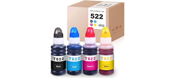 Complete set of 4 Epson 522 Compatible Inkjet Cartridges