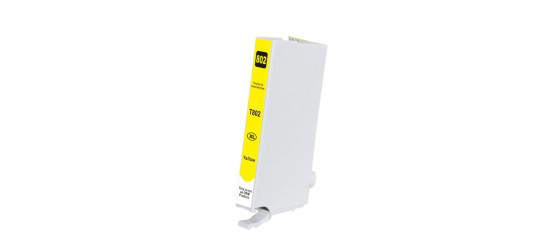 Epson T802XL-420-S (802XL) High Yield Yellow Compatible Inkjet Cartridge Epson T802XL-420-S (802XL) High Yield Yellow Compatible Inkjet Cartridge