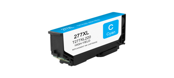 Epson T277XL-220 (277XL) Cyan High Capacity Compatible Inkjet Cartridge Epson T277XL-220 (277XL) Cyan High Capacity Compatible Inkjet Cartridge