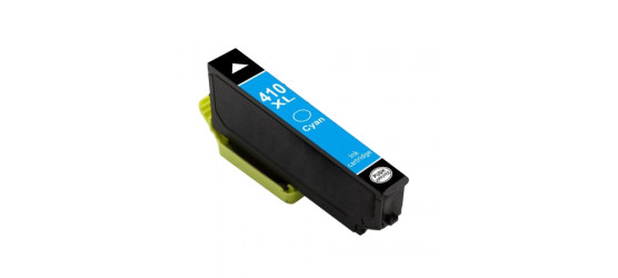 Cartouche à jet d'encre Epson T410XL220 (410XL) haute capacité, compatible, cyan
