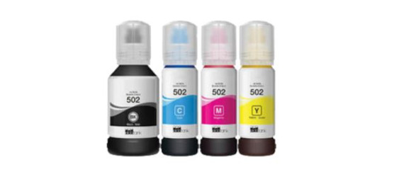 Complete set of 4 Epson T664 Compatible Inkjet Cartridges