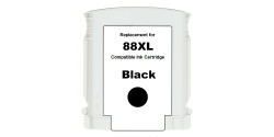Cartouche à jet d'encre HP 88XL (C9396AN) haute capacité, compatible, noir Cartouche à jet d'encre HP 88XL (C9396AN) haute capacité, compatible, noir
