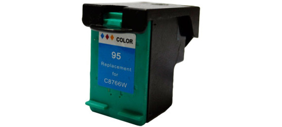 Cartouche à jet d'encre HP 95 (C8766W) remise à neuf, tricolore Cartouche à jet d'encre HP 95 (C8766W) remise à neuf, tricolore
