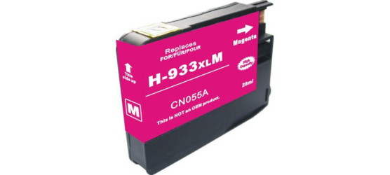 Cartouche à jet d'encre HP 933XL (CN055AN) haute capacité compatible magenta