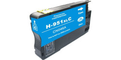 Cartouche à jet d'encre HP 951XL (CN046AN) haute capacité, compatible, cyan