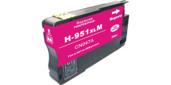Cartouche à jet d'encre HP 951XL (CN047AN) haute capacité, compatible, magenta