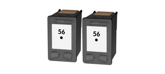 Cartouche à jet d'encre HP 56 (C6656AN) compatible noir Cartouche à jet d'encre HP 56 (C6656AN) compatible noir