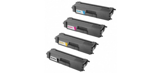 Ensemble complet de 4 cartouches laser Brother TN-436 extra haute capacité compatibles