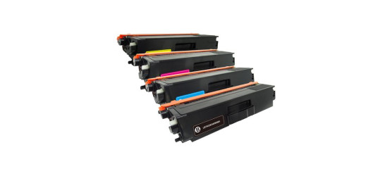 Ensemble complet de 4 cartouches laser Brother TN-339 extra haute capacité compatibles Ensemble complet de 4 cartouches laser Brother TN-339 extra haute capacité compatibles