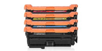 Complete set of 4 Compatible HP CE260A-261A-262A-263A (647A/648A) Colors  Laser Cartridges