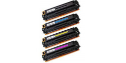 Complete set of 4 HP CE410X-CE411A-CE412A-CE413A (305X/305A), Compatible Laser Cartridge Complete set of 4 HP CE410X-CE411A-CE412A-CE413A (305X/305A), Compatible Laser Cartridge