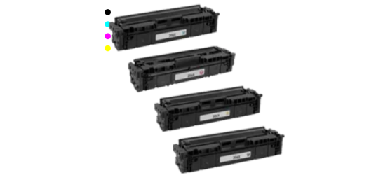 Complete set of 4 HP W2110X-W2111X-W2112X-W2113X (206X) High Yield Compatible Laser Cartridges Complete set of 4 HP W2110X-W2111X-W2112X-W2113X (206X) High Yield Compatible Laser Cartridges
