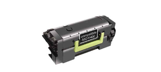 Lexmark 58D1H00 High Yield, Black, Compatible Laser Cartridge Lexmark 58D1H00 High Yield, Black, Compatible Laser Cartridge