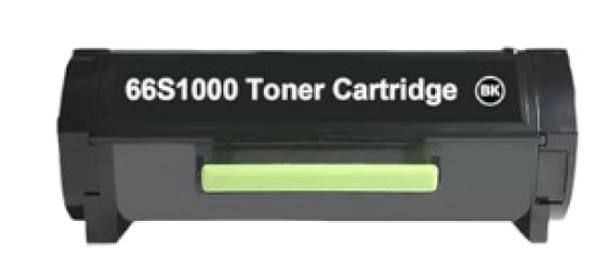 Cartouche laser Lexmark 66S1H00 haute capacité, remise à neuf , noir Cartouche laser Lexmark 66S1H00 haute capacité, remise à neuf , noir
