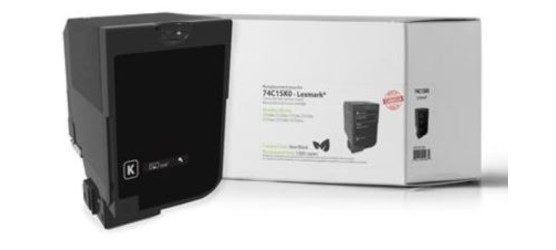  Lexmark 74C1SK0 Remanufactured Black Laser Cartridge 